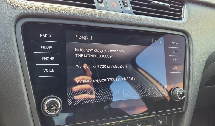 Skoda Octavia cena 59900 przebieg: 108000, rok produkcji 2018 z Nieszawa małe 67